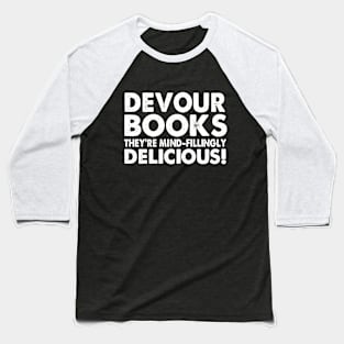 Devour Books Baseball T-Shirt